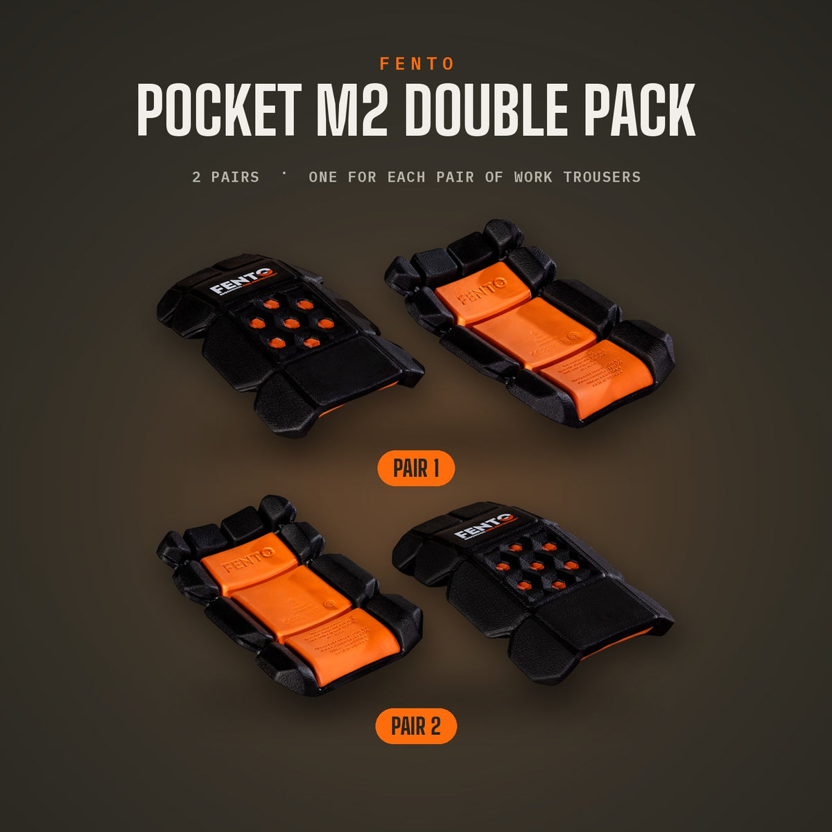 FENTO POCKET M2 DOPPELPACK – 2 Paar für harte Einsätze