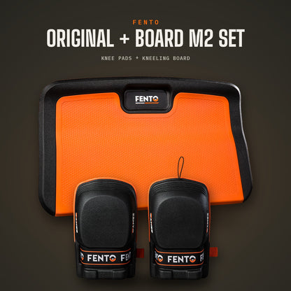 FENTO ORIGINAL + BOARD M2 Set mit ergonomischen Knieschonern und Premium-Kniebrett