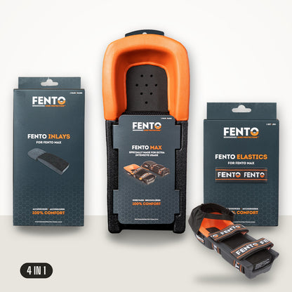 FENTO MAX PRO SET mit Knieschonern und Ersatzteilen in Originalverpackung