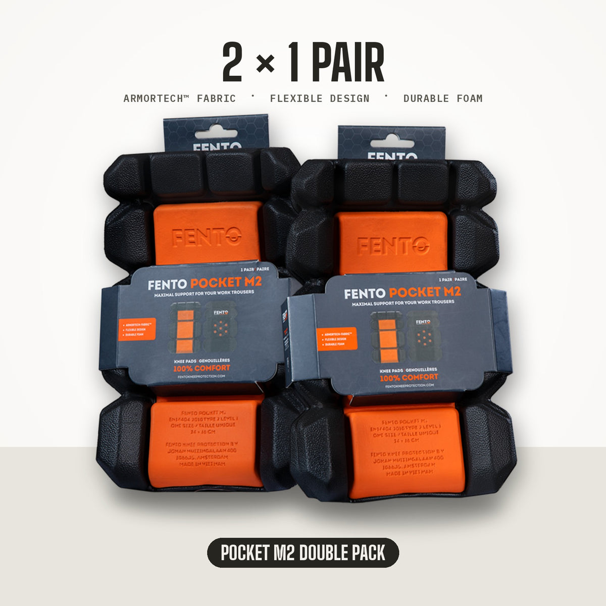 FENTO POCKET M2 DOPPELPACK – 2 Paar für harte Einsätze