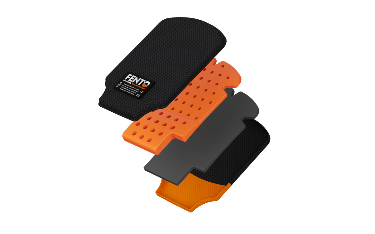 FENTO POCKET Kniepolster mit mehrschichtigem ergonomischem Aufbau