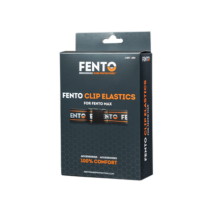 FENTO MAX - Elastikbänder mit Clip – 4er-Set