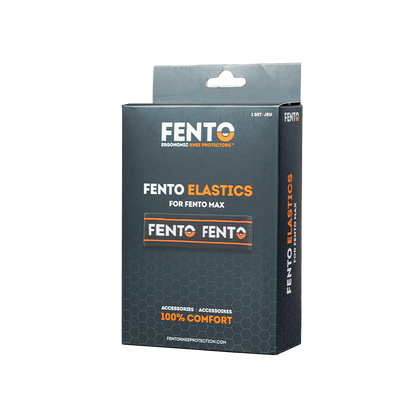FENTO MAX - Elastikbänder mit Klettverschluss – 4er-Set