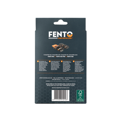 FENTO MAX - Elastikbänder mit Klettverschluss – 4er-Set