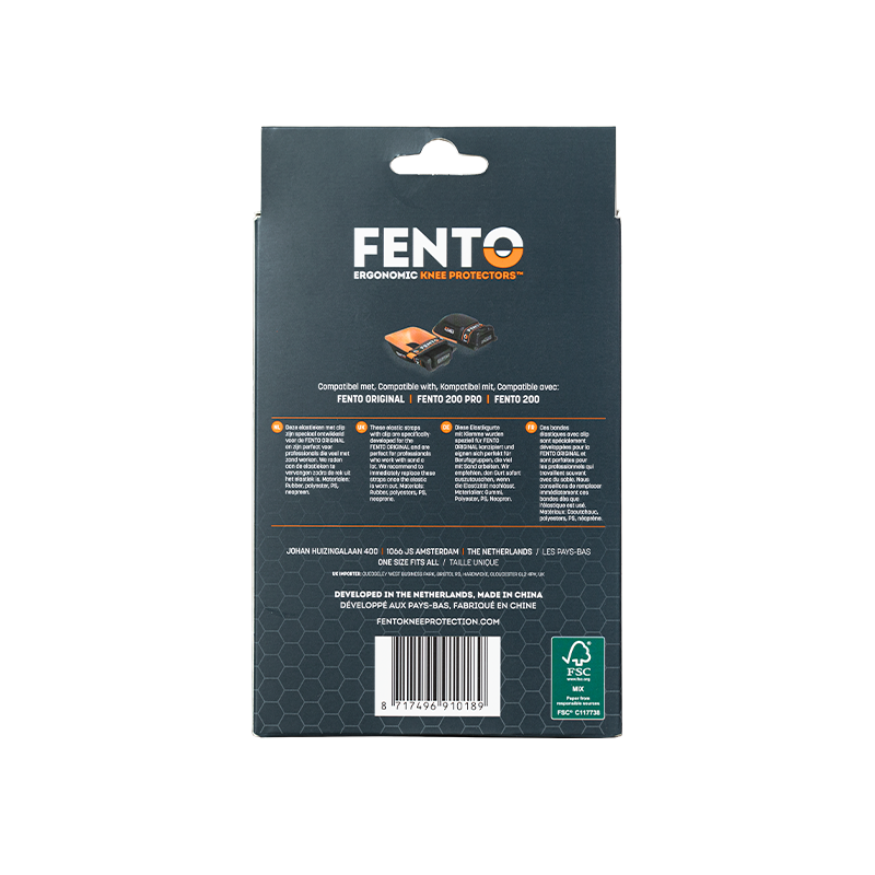 FENTO ORIGINAL - Elastikbänder mit Clip – 2er-Set