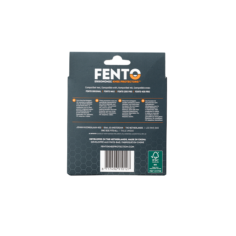 FENTO ORIGINAL & MAX - Knieschoner-Schutzkappen – 2er-Set